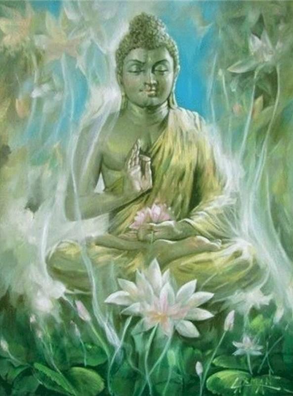 Buddha Pintar por Números PBNBUDL13