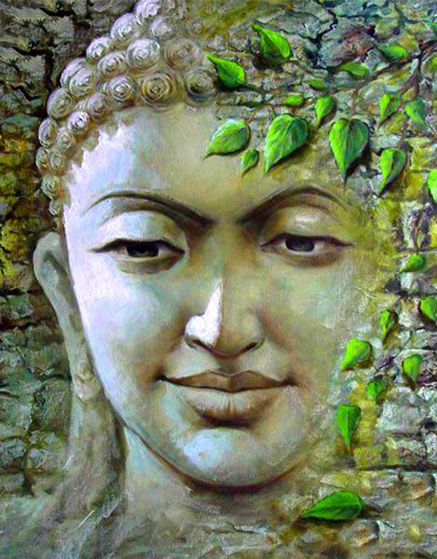 Buddha Pintar por Números PBNBUDL24