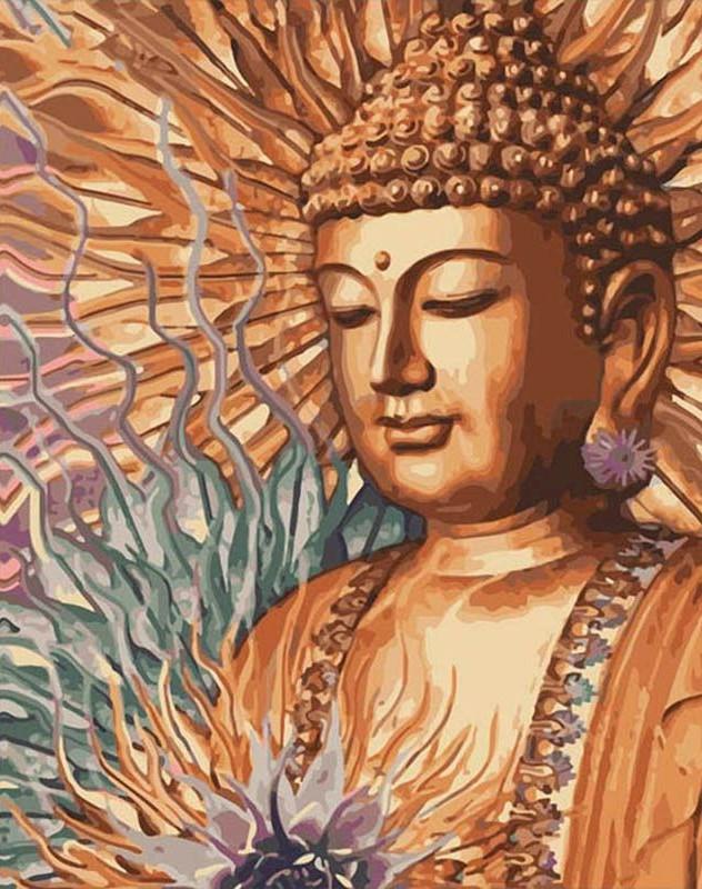 Buddha Pintar por Números PBNBUDL34