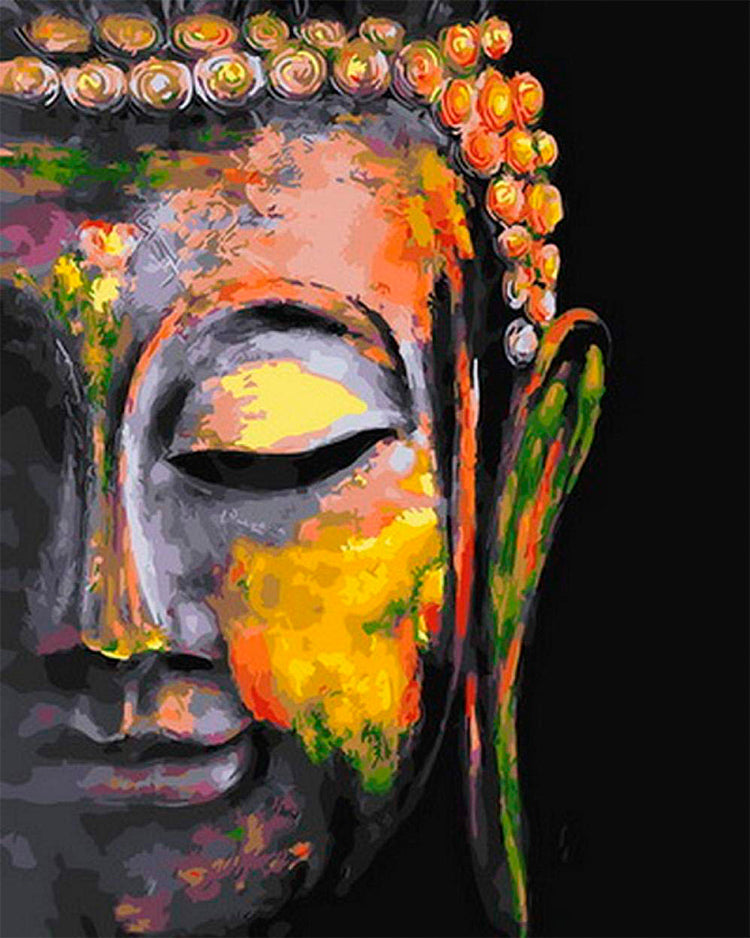 Religión Buddha Pintar por Números PBNBUDL46