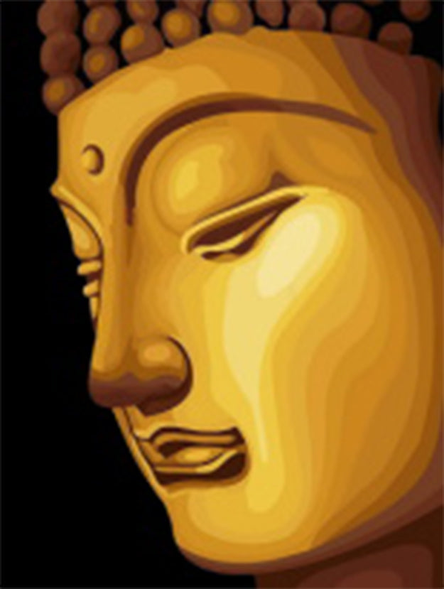 Religión Buddha Pintar por Números PBNBUDL47