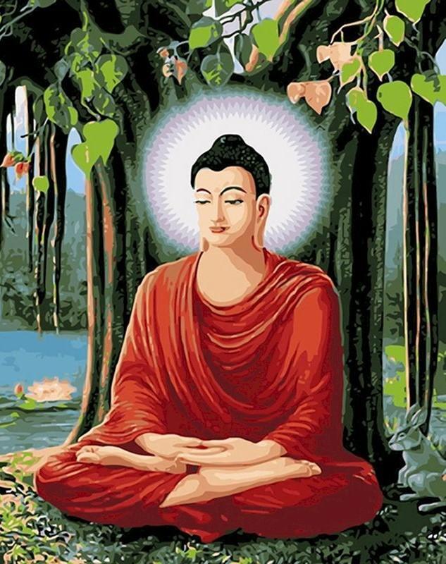 Buddha Pintar por Números PBNBUDL5