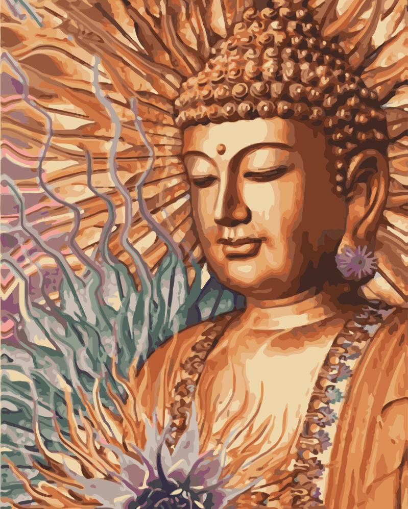 Buddha Pintar por Números PBNBUDL6