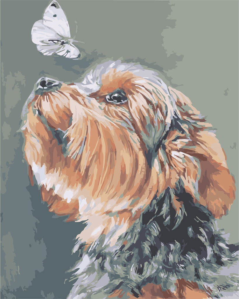 Animal Perro Pintar por Números PBNDOGL52