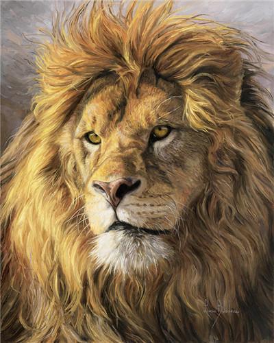 Animal León Pintar por Números PBNLIONL39