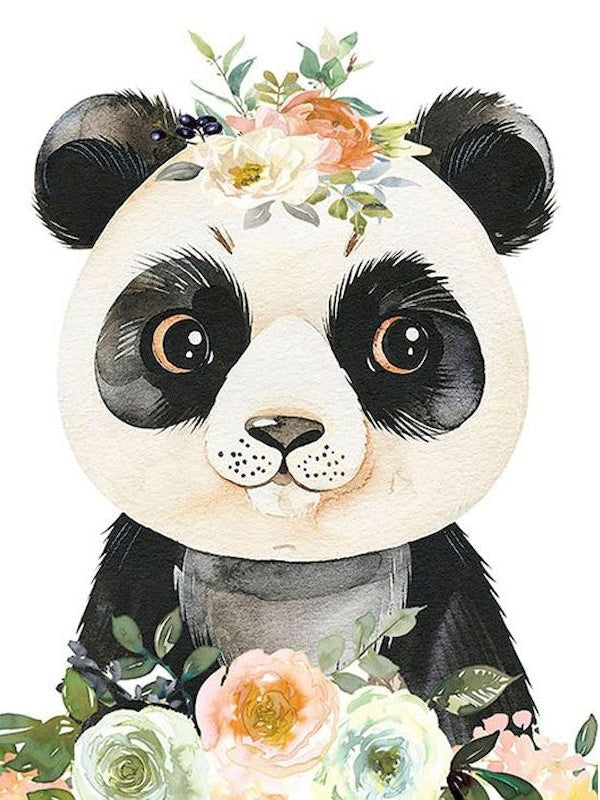 Animal Panda Pintar por Números PBNPANL31