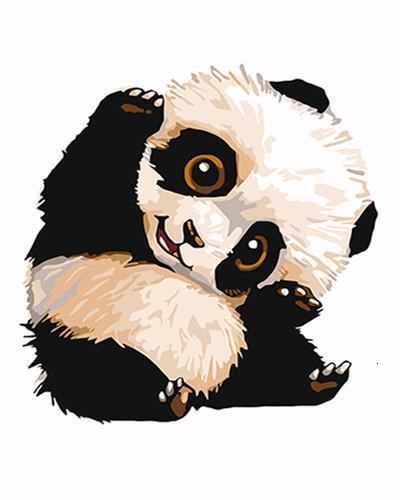 Animal Panda Pintar por Números PBNPANL3