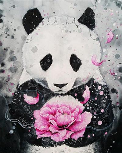 Animal Panda Pintar por Números PBNPANL8