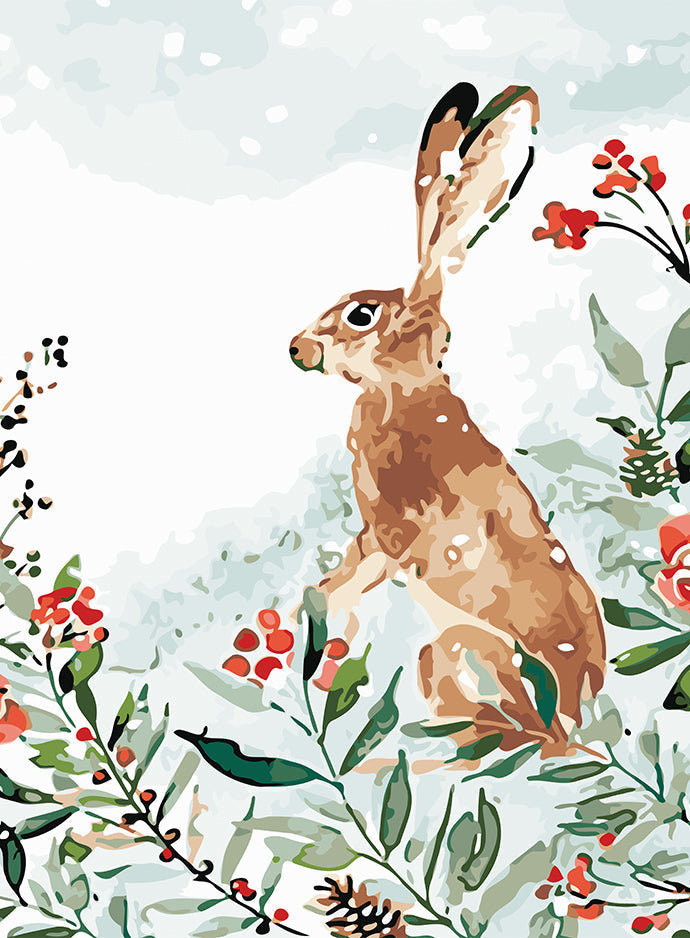 Animal Conejo Pintar por Números PBNRABL33