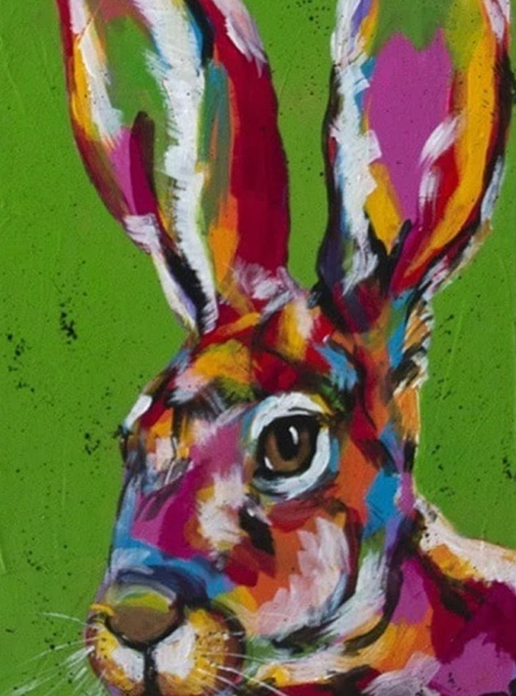Animal Conejo Pintar por Números PBNRABL7