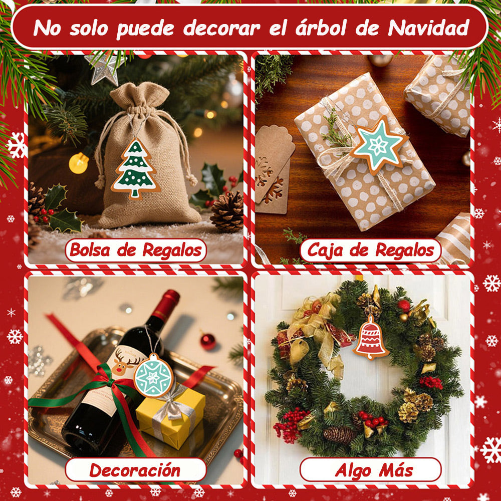 8 Piezas de Adornos Navideños Pintar por Números | Kit de Estrellas Mágicas de Navidad