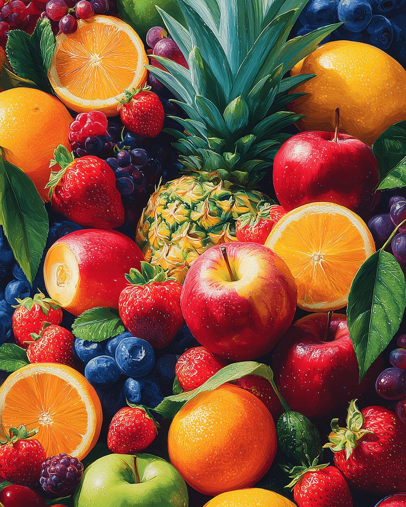 Abundantes Frescas Frutas Pintar por Números