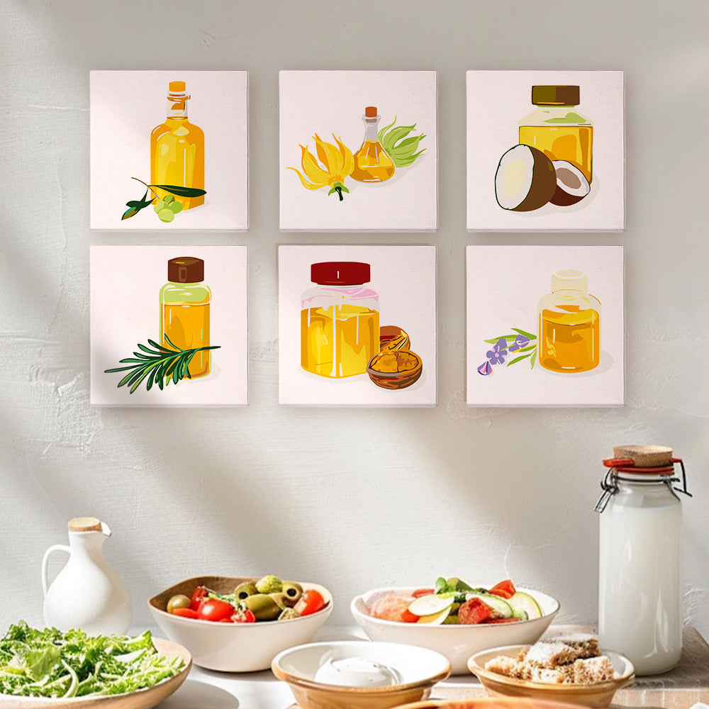 Aceite de Nuez 6 Partes Mini Pintar por Números