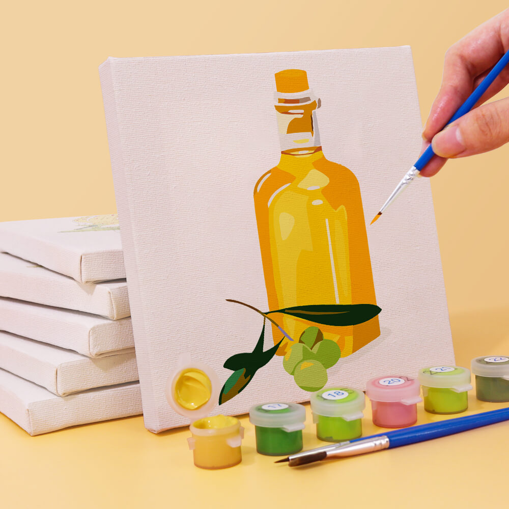 Aceite de Nuez 6 Partes Mini Pintar por Números