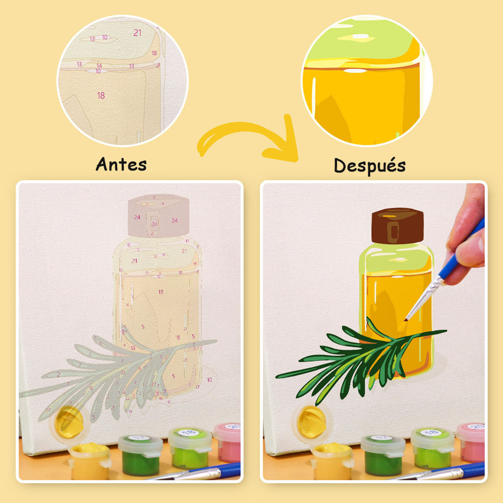 Aceite de Nuez 6 Partes Mini Pintar por Números