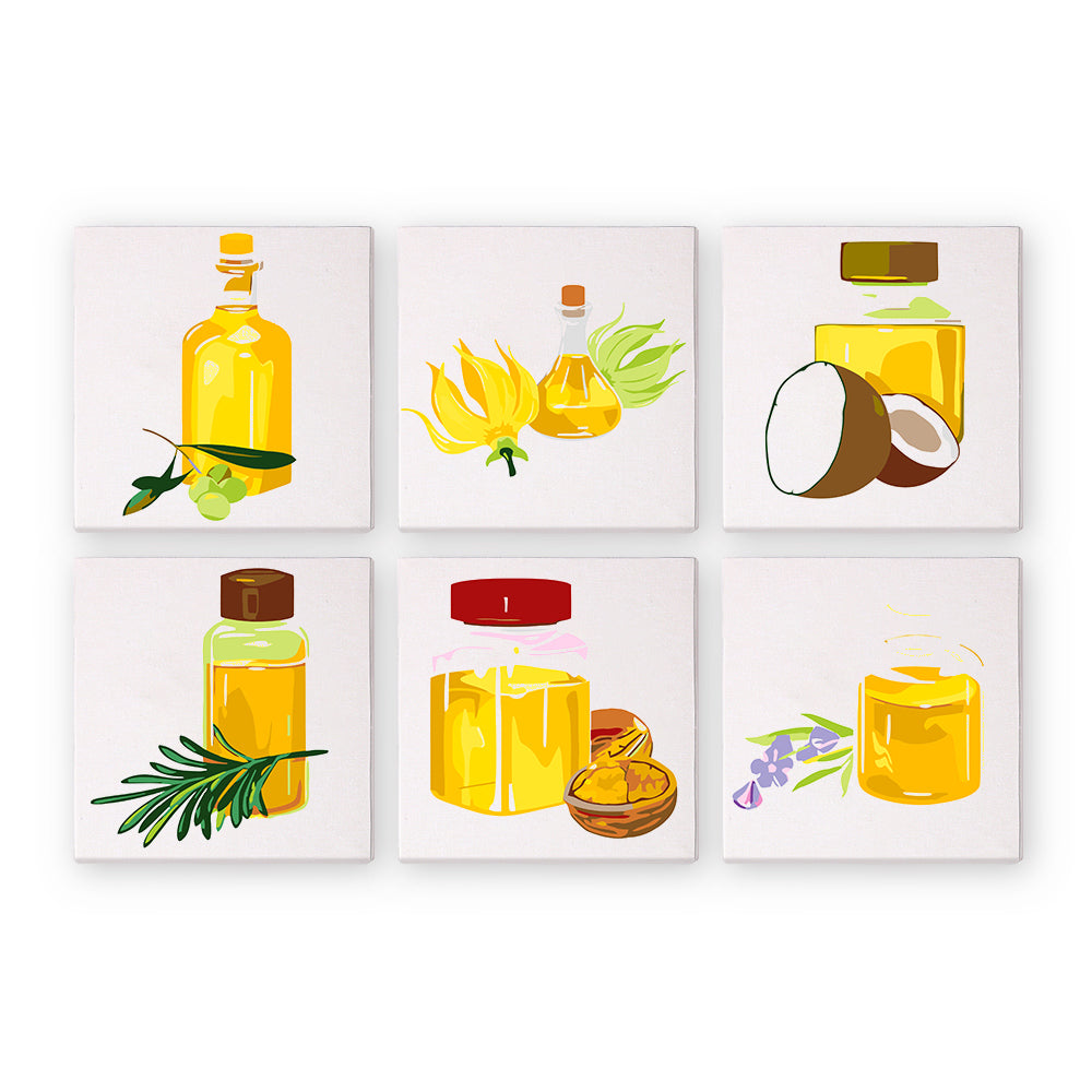 Aceite de Nuez 6 Partes Mini Pintar por Números