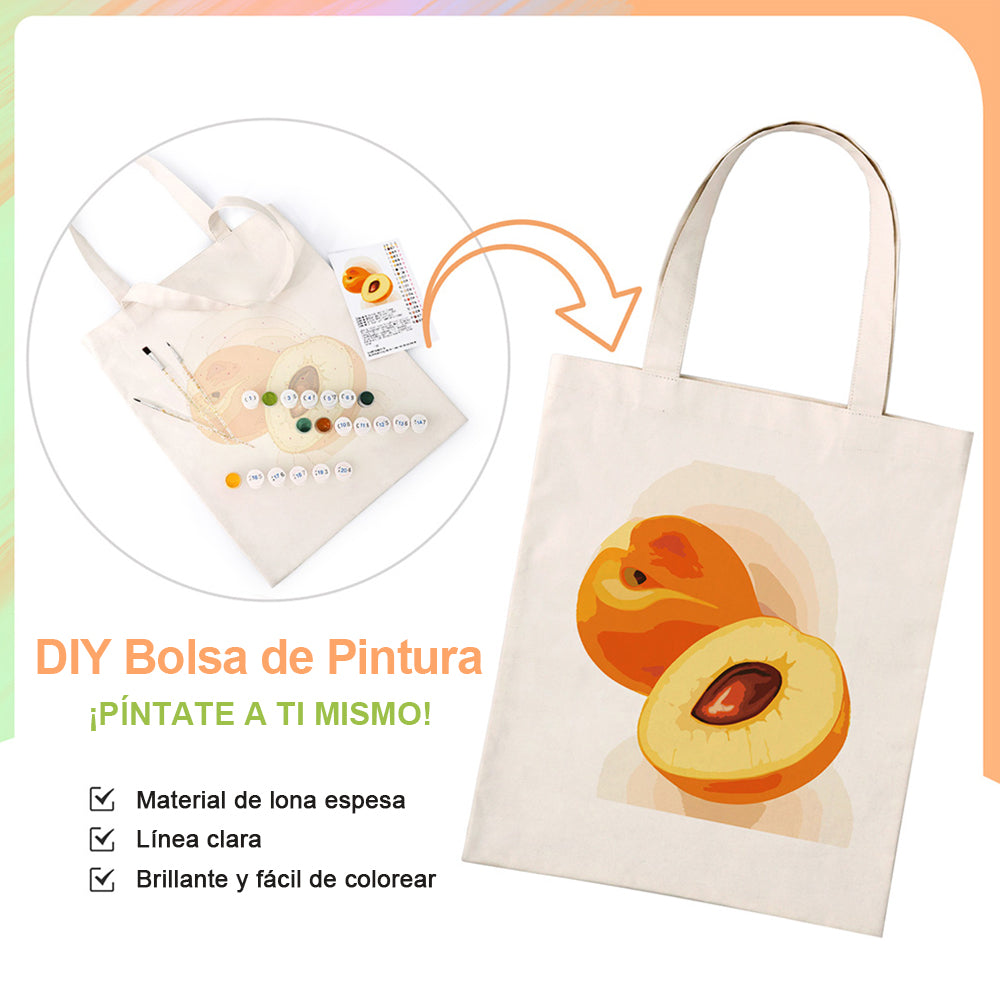 Albaricoques Maduros Bolsa de Lienzo Pintar por Números