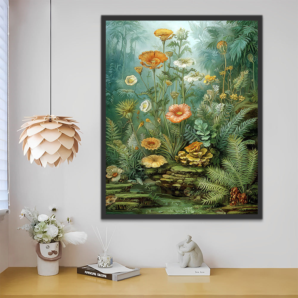 Amapolas en el Bosque Pintar por Números