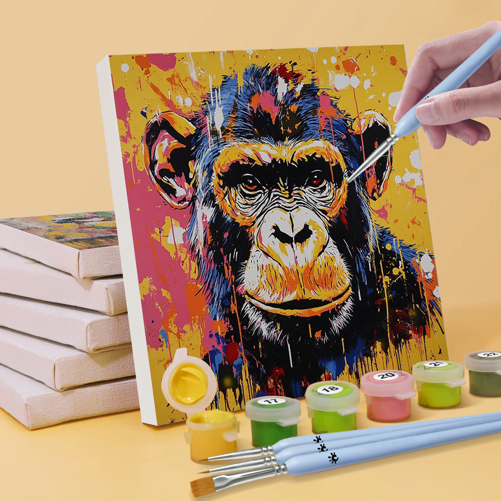 Animales en Estilo Graffiti 6 Partes Mini Pintar por Números