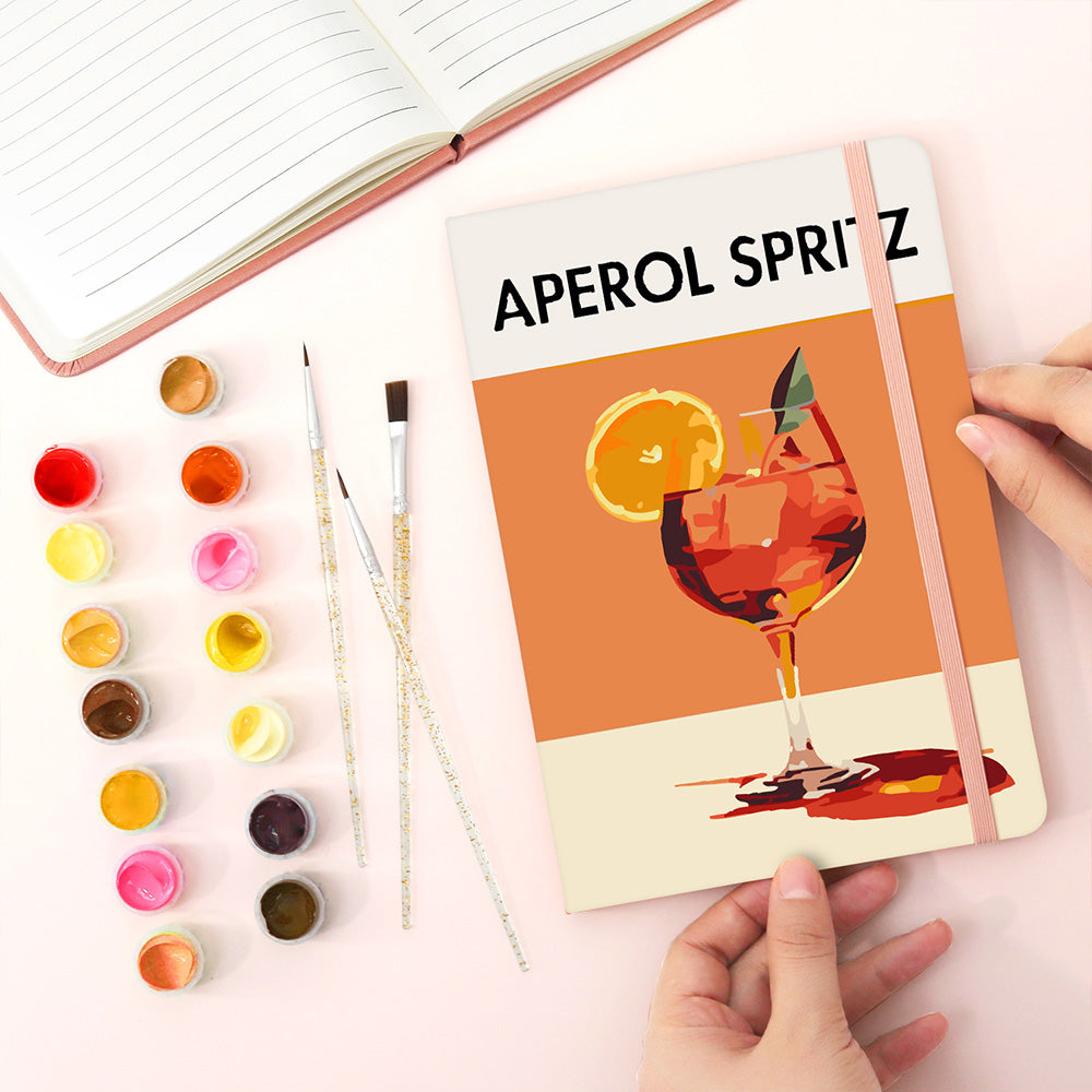 Aperol Spritz Cuaderno Pintar por Números