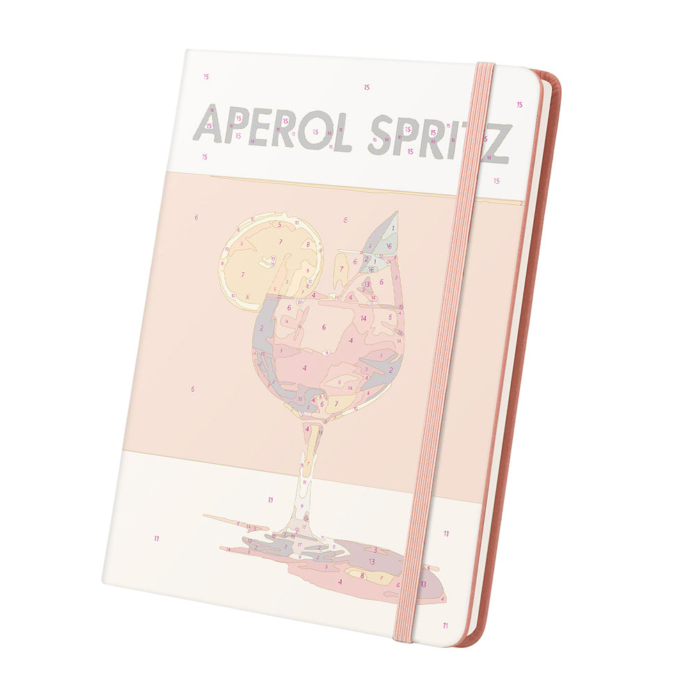 Aperol Spritz Cuaderno Pintar por Números