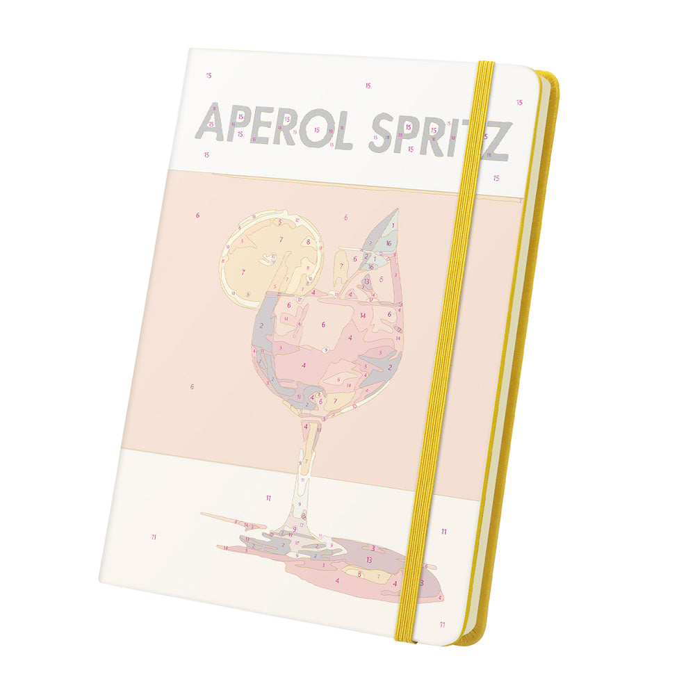 Aperol Spritz Cuaderno Pintar por Números