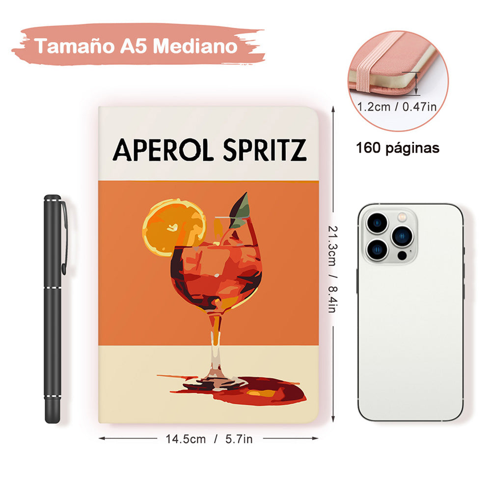 Aperol Spritz Cuaderno Pintar por Números