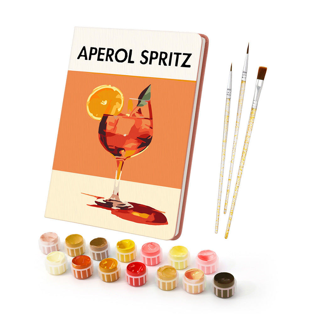 Aperol Spritz Cuaderno Pintar por Números
