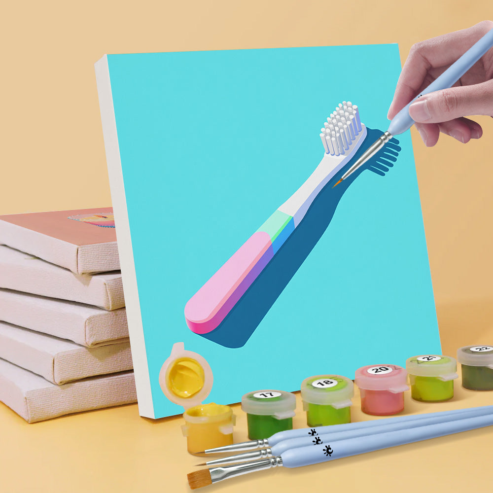 Artículos de Uso Diario 6 Partes Mini Pintar por Números