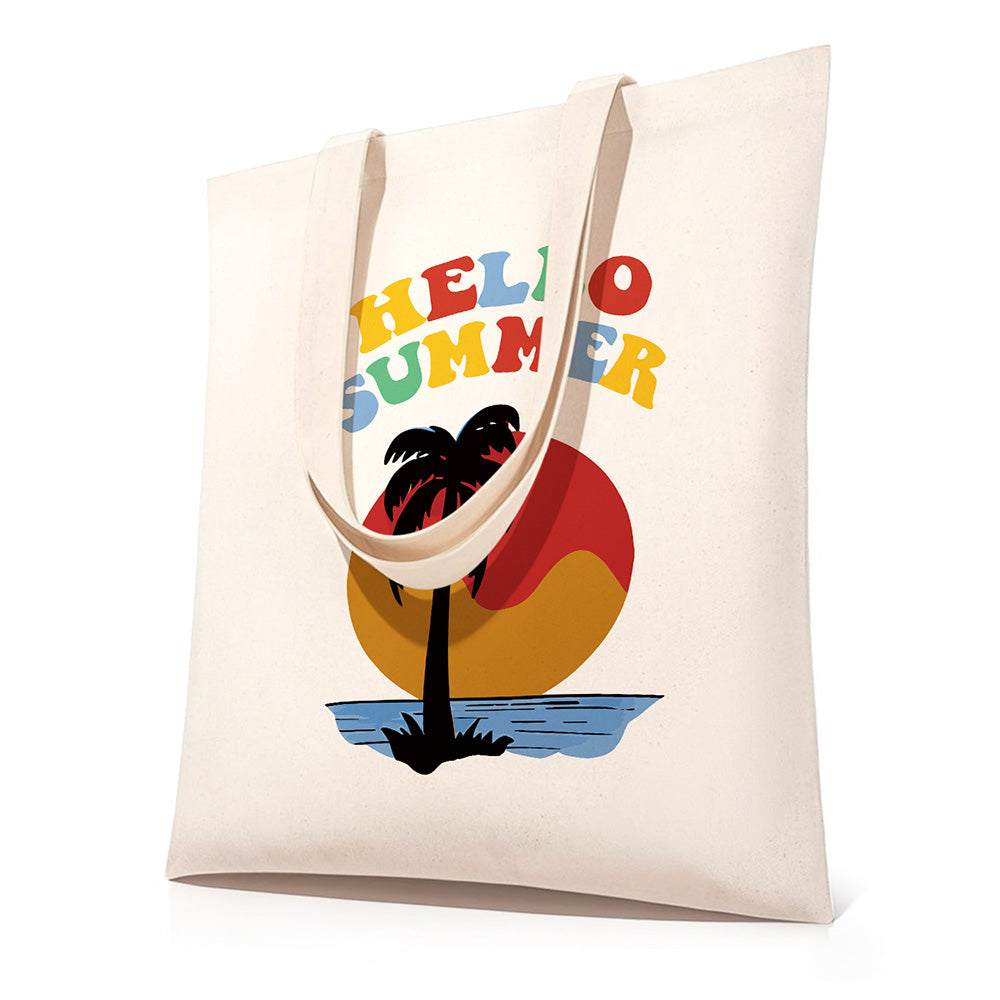 Atardecer de Verano en la Playa Bolsa de Lienzo Pintar por Números