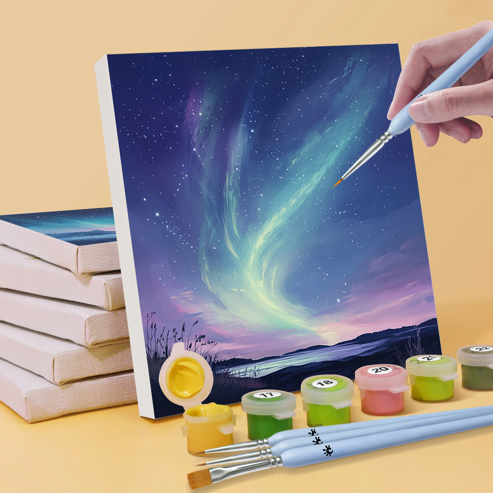 Aurora Maravillosa 6 Partes Mini Pintar por Números