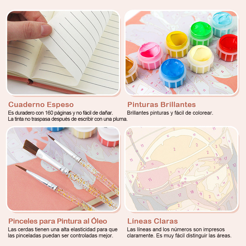 Bebidas Anticuadas Cuaderno Pintar por Números