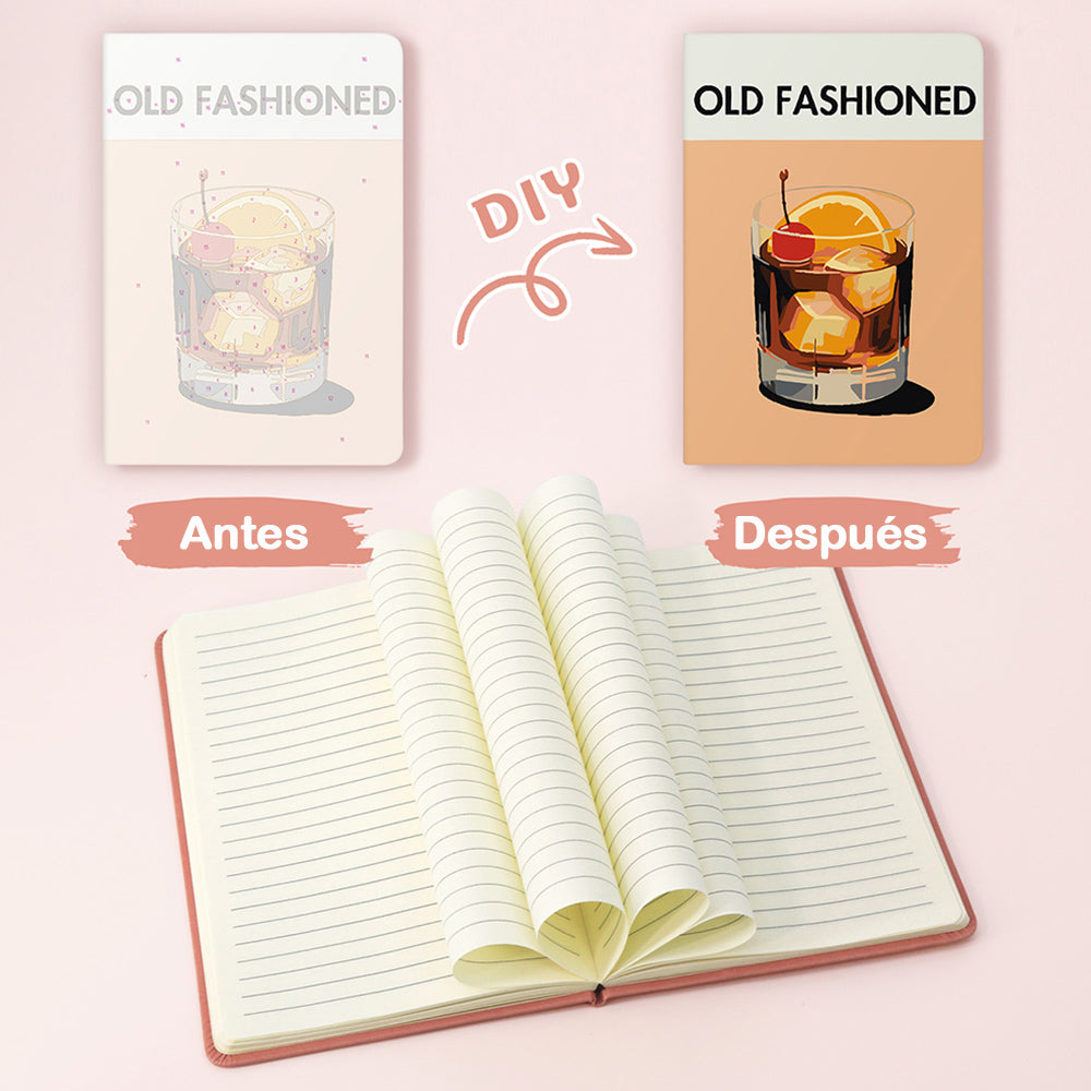Bebidas Anticuadas Cuaderno Pintar por Números