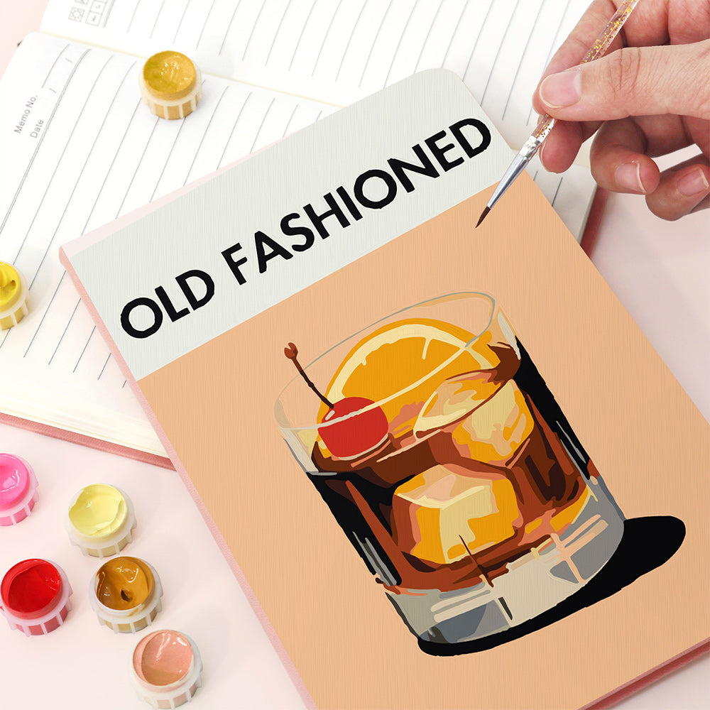 Bebidas Anticuadas Cuaderno Pintar por Números