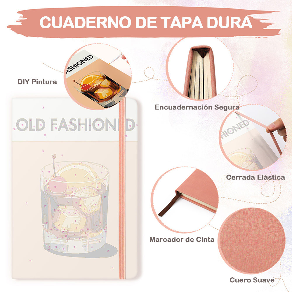 Bebidas Anticuadas Cuaderno Pintar por Números
