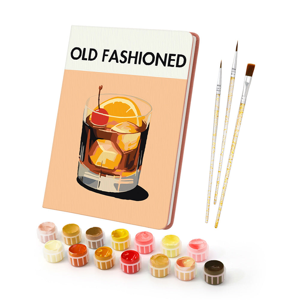 Bebidas Anticuadas Cuaderno Pintar por Números