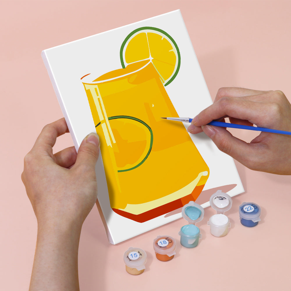 Bebidas Heladas 6 Partes Mini Pintar por Números