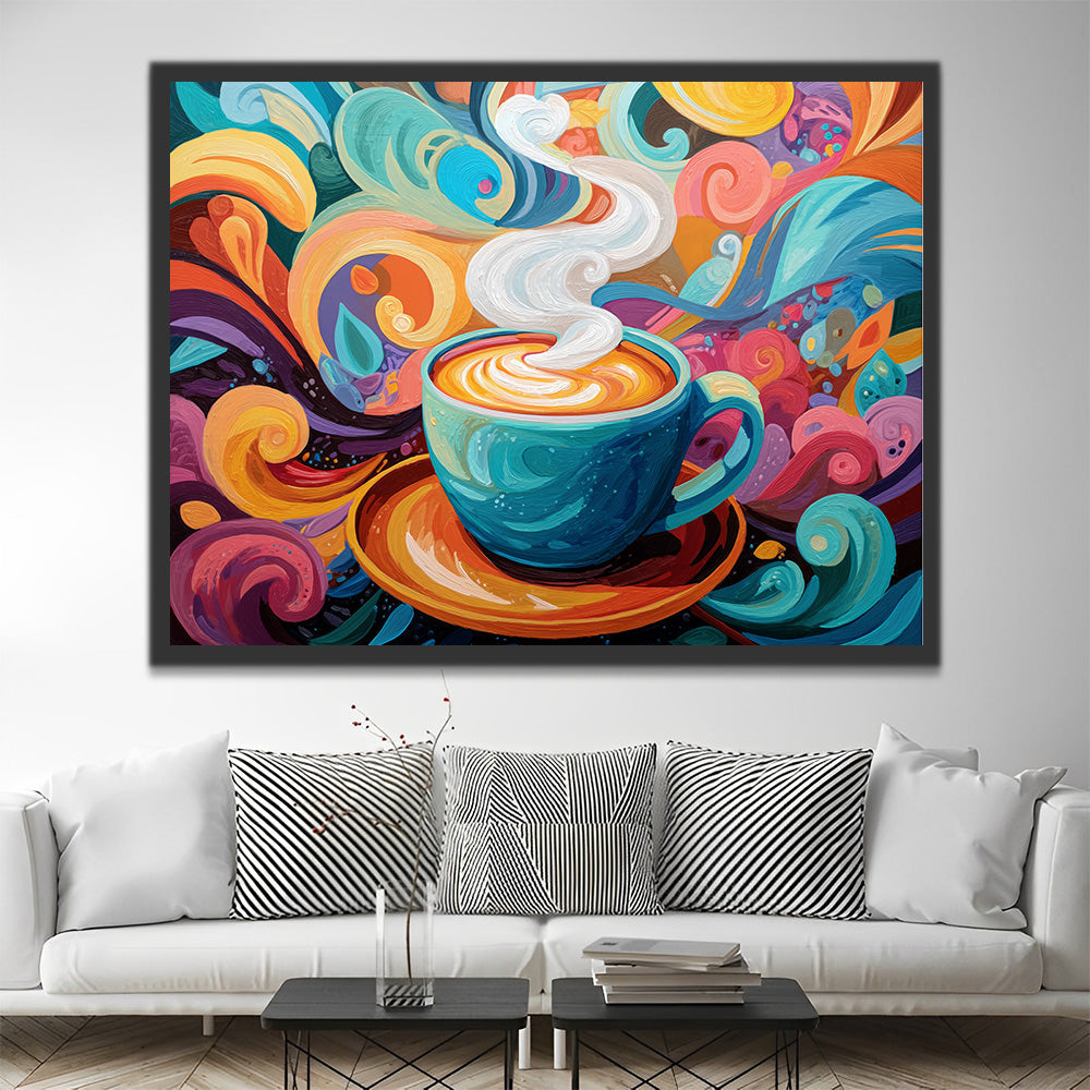 Café Delicioso Pintar por Números