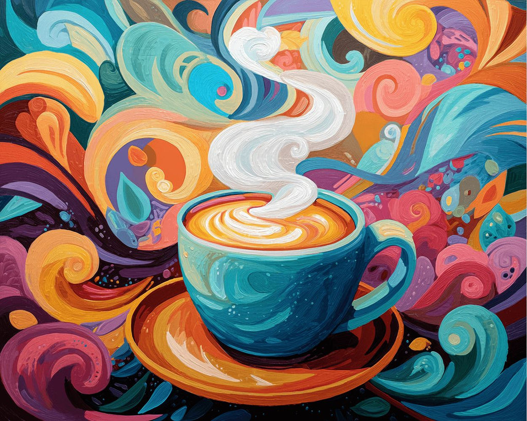 Café Delicioso Pintar por Números