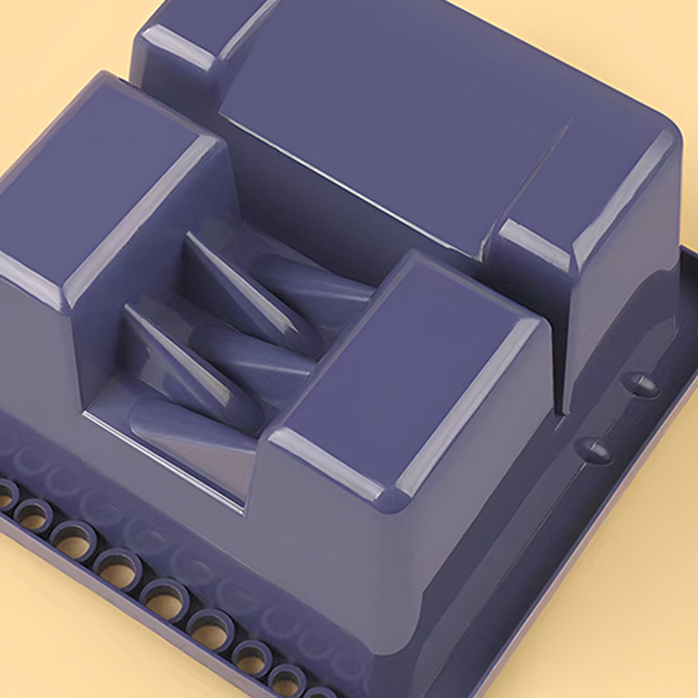 Caja de Limpieza de Pinceles y Soporte de Pinceles