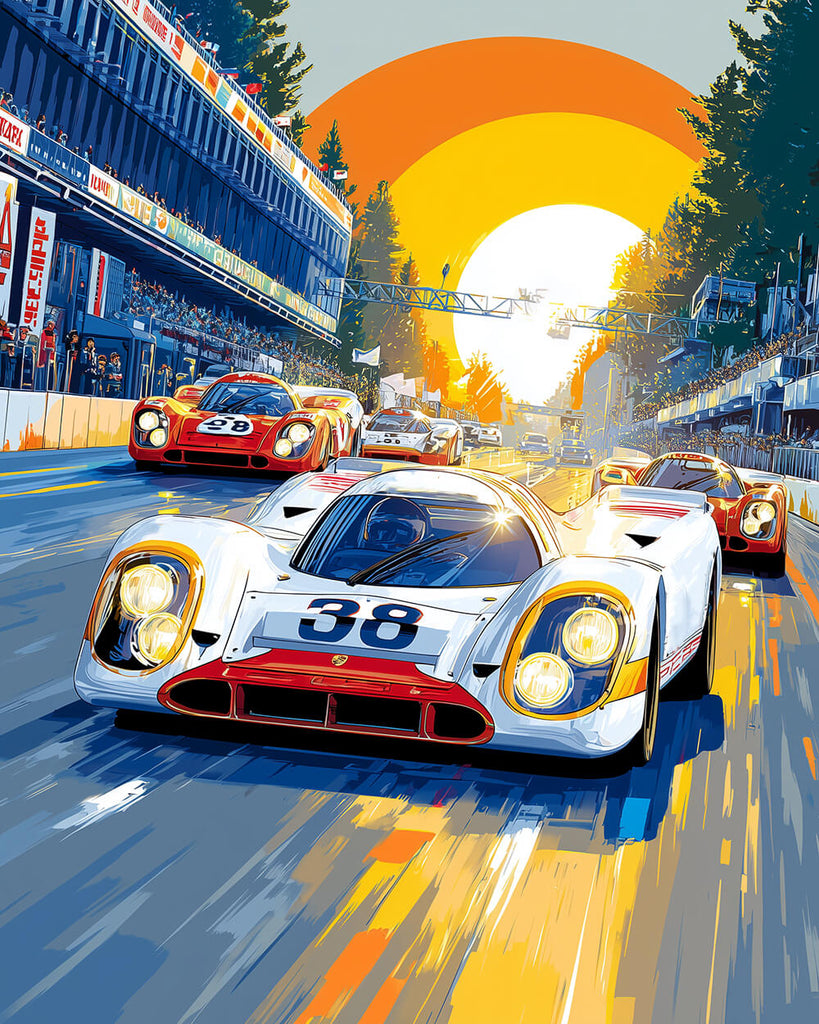 Carrera Fascinante en la Ciudad Pintar por Números