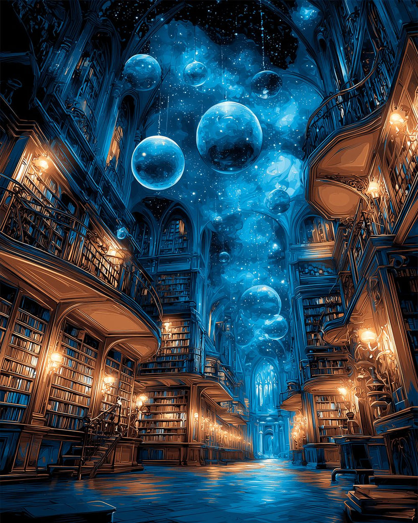 Ciudad Planetaria Misteriosa Pintar por Números