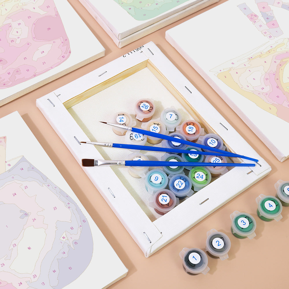 Cóctel Dulce 6 Partes Mini Pintar por Números