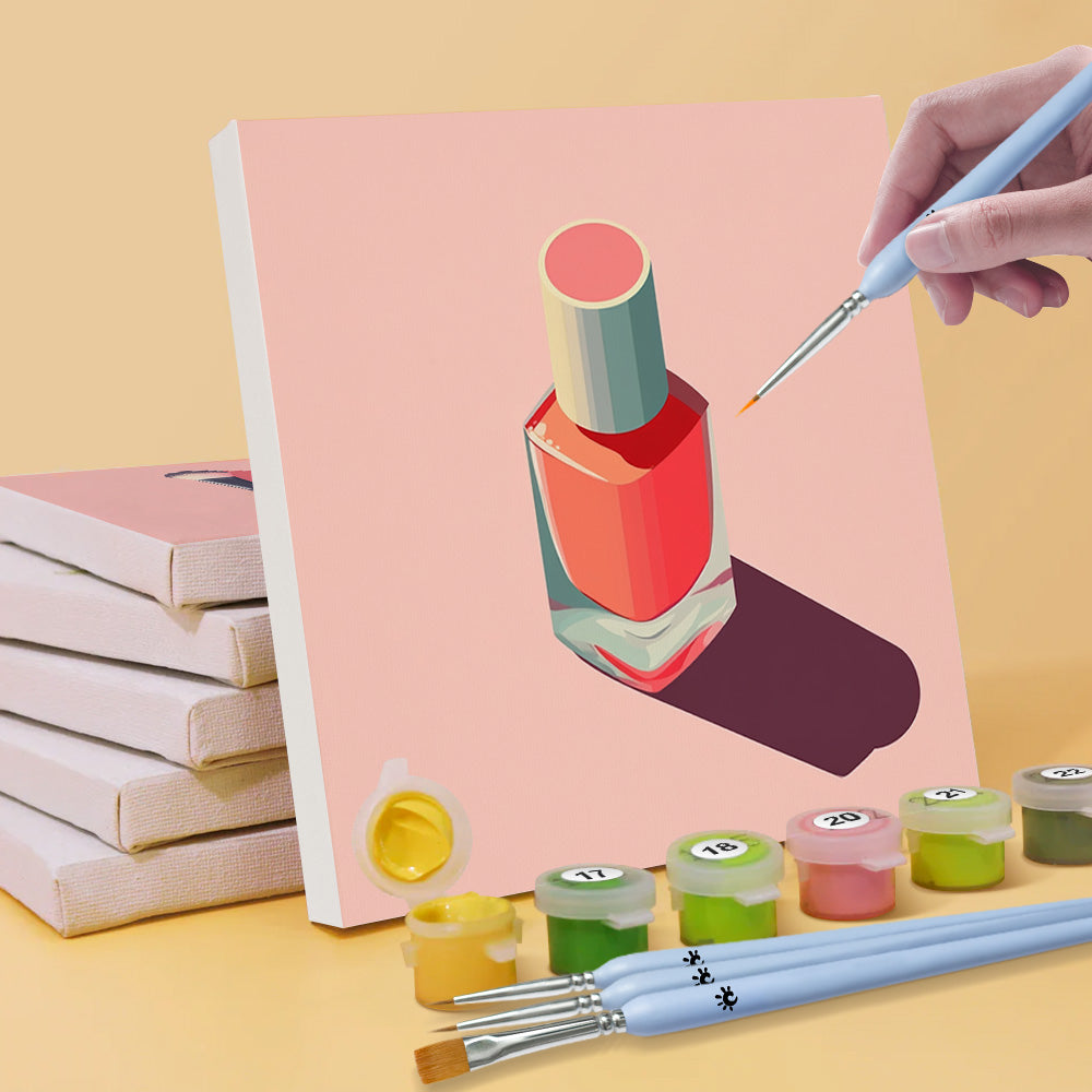 Cosméticos de Moda 6 Partes Mini Pintar por Números