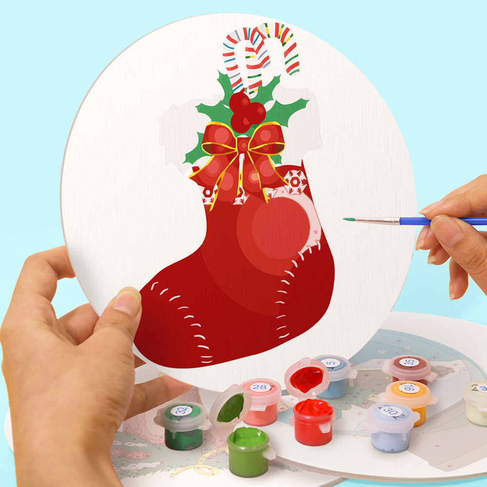 Decoraciones de Navidad 4 Salvamanteles Pintar por Números