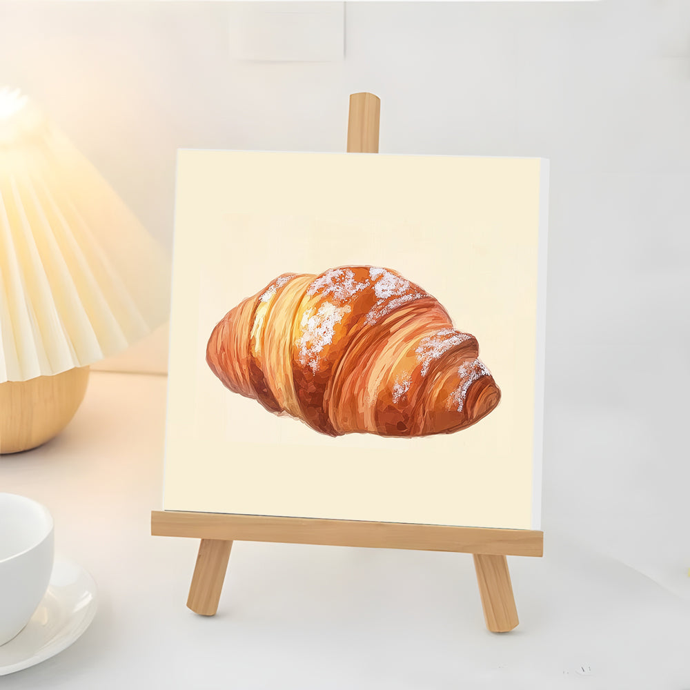 Delicioso Croissant Mini Pintar por Números