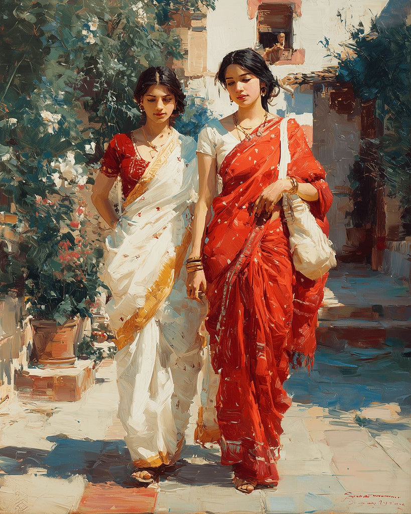 Dos Mujeres Indias Pintar por Números
