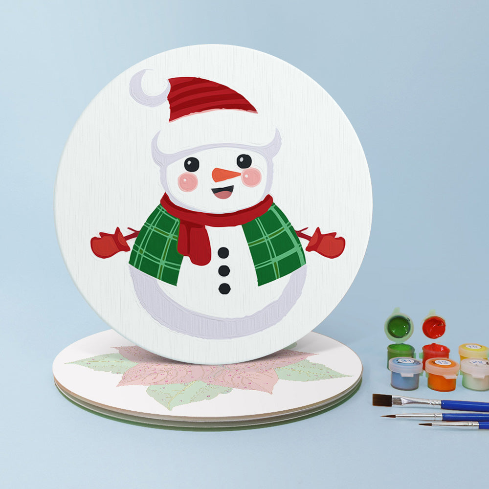 Dulces y Regalos de Navidad 4 Salvamanteles Pintar por Números