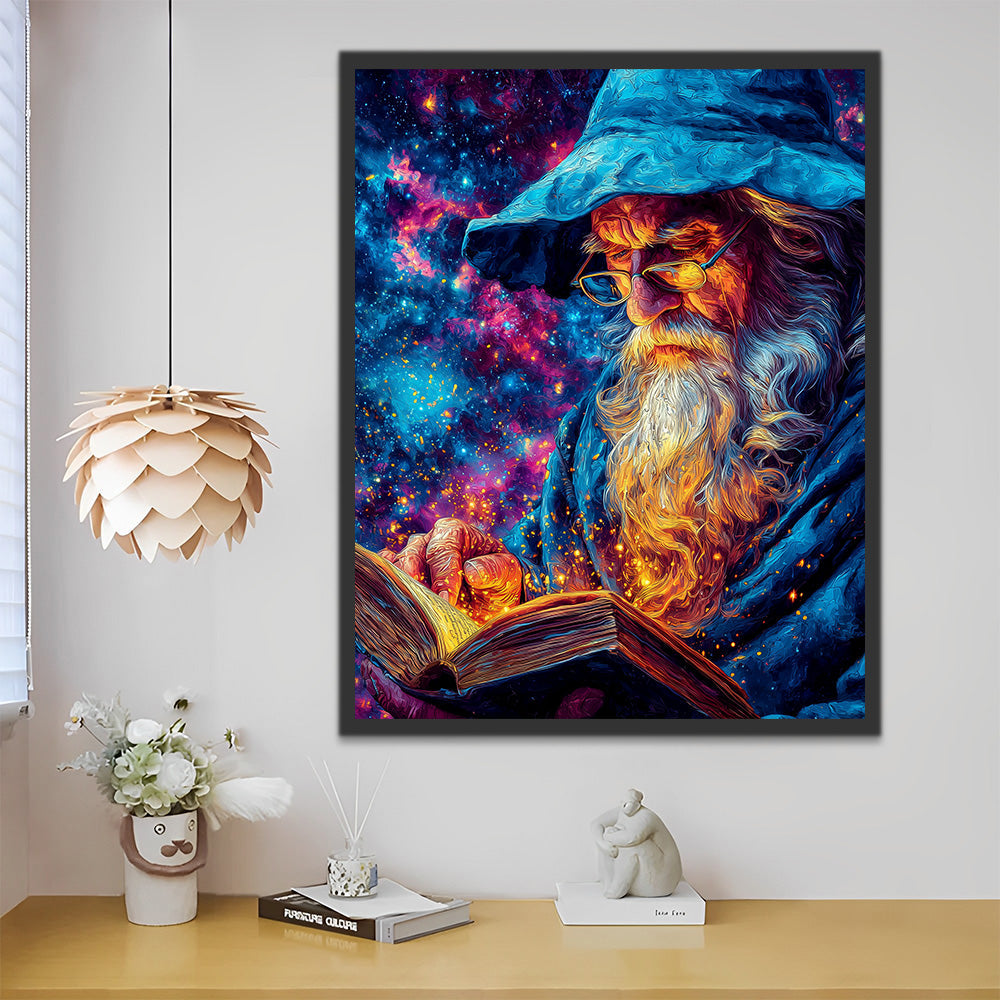 El Viejo Mágico en el Universo Pintar por Números