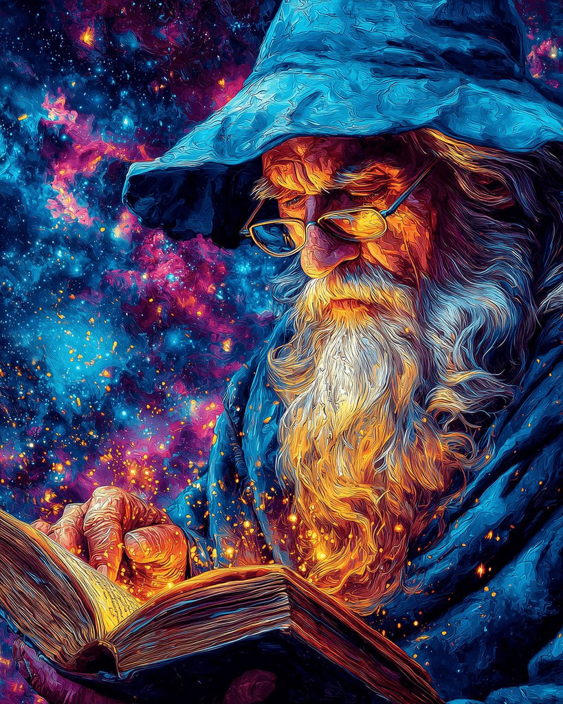 El Viejo Mágico en el Universo Pintar por Números